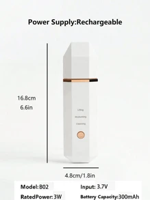 Haut-schaber Gesichts-spatel, Ultraschall-haut-scrubber Gesichtsreinigungs-import & Export-spatelgerät, Gesicht-spatel Haut-spatel Poren-reiniger Mitesser-entfernerwerkzeuge, Für Gesichtstiefenreinigung