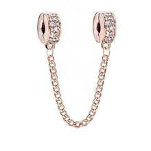 1 Stück Sicherheitskette - Glücksbringer-Karabinerverschluss, Kugelpositionierer geeignet für Armband Selbstgestaltung, Frauen Schmuckzubehör für Halskette, Armband, Fußkette, perfektes Geschenk für den täglichen Gebrauch, handgefertigtes Armband Schmuckherstellungsgeschenk