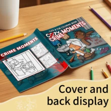 疯狂犯罪现场：趣味、可爱、温馨的成人涂色书 - 24页，用犯罪现场涂色营造氛围，缓解压力：……适合涂色爱好者 - 但不适合儿童。返校季，学习用品 - 瘋狂時刻 - 查看 10