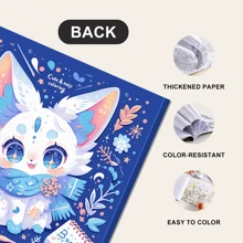 25 pagine di premium thick libro da colorare con ricche illustrazioni, taccuino d'arte con illustrazioni a pagina singola, adatto per adulti e adolescenti, ideale per rilassarsi e stimolare la creatività, regalo perfetto per la festa della mamma, Ognissanti, Ringraziamento, Natale e altre feste, ritorno a scuola, forniture scolastiche