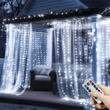 Luci a LED tipo lucine, luci a filo alimentate da USB con telecomando, adatte per Natale, Ognissanti, matrimonio, compleanno, festa, decorazione casa e camera da letto