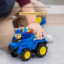 Spin Master Dino Rescue Single Pack Block Panzerfahrzeug - Legierung Fahrzeug mit Hundefigur & mysteriösem Dino-Ei (Geschenk für Kinder ab 3 Jahren)