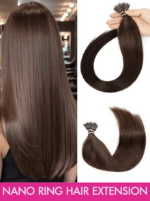 纳米环接发 真人发丝隐形纳米环接发 直发纳米珠接发 50S 冷熔接发 增加发量 - 彩色 - 查看 33