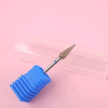 1pc Diamond Cuticle Remover Bit, Suitable For Nail Art, Conical Grinding Head, Russian Nail Art Drill Accessory - Multicolor - View 7