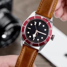 Local Delivery- Christmas Gift Quick Release Leather Watch Bands Genuine Watch Straps For Men Women Top Grain Leather Watch Strap, White Elephant Gifts, Stocking Stuffers For Men, Father's Day Gifts - 灰色和銀色 - 查看 6