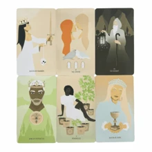 Mystic Seeker's Collection: Premium Black & Red Wax-Sealed Tarot Deck Featuring "The Sun" Archetype For Winter Solstice Divination