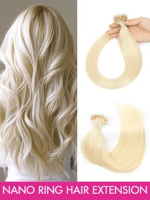 纳米环接发 真人发丝隐形纳米环接发 直发纳米珠接发 50S 冷熔接发 增加发量 - 彩色 - 查看 14