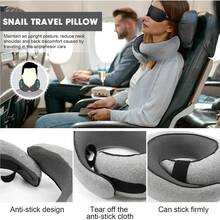 2025 New Travel Pillow For Airplanes - Comfortable Neck Support, Ergonomic Design, Portable With Carrying Bag, Ideal For Flights & Road Trips, Airplane Travel Pillow