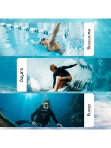 1 Set Adult & Teen Dry Snorkel Tube Kit, Wide Panoramic Vision Anti-Fog Diving Mask, Professional Snorkeling Gear, Beach Essentials, Beach Accessories, Pool Float - White Suit - View 8