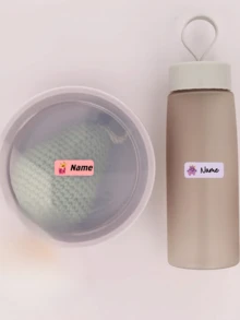 3*1.2CM Custom Name Stickers Personalized Name Labels Stick On Name Labels, School Name Stickers, School Name Tags, Children's Name Labels For Clothes, Monster Name Labels Durable Back To School Name Tags For Students, Toddlers, Boys & Girls For Fall Holidays, Halloween, Thanksgiving, Christmas And New Year Parties And Celebrations - Monster - View 6