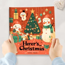 1 High Quality Coloring Book, Christmas Theme, Thick Paper, 25 Pages, Upgraded And Original Coloring Book Adult Stress Relief Filler Book, Great Gift For Holidays, Birthdays And Parties,Back To School,School Supplies