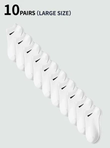 15/10/9/1 pares de calcetines unisex, calcetines deportivos, calcetines de moda, calcetines tobilleros blancos/negros/grises, colores lisos y estilo sencillo, aptos para uso casual diario
