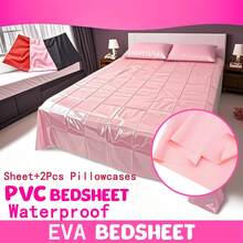 Waterproof Bed Sheet, PVC Mattress Cover, EVA Pad, Full/Queen/King Size Mattress Pad, Bolster