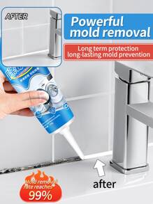 1pc Anti-Mold Cleaning Gel (Approx. 4.06 Oz), For Removing Mold And Mildew From Kitchen, Bathroom, Refrigerator Seals, Washing Machine, Countertops, Walls, Etc.