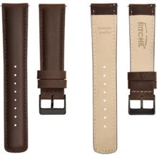 Local Delivery- Christmas Gift Quick Release Leather Watch Bands Genuine Watch Straps For Men Women Top Grain Leather Watch Strap, White Elephant Gifts, Stocking Stuffers For Men, Father's Day Gifts - Black & Blue & Silver - 查看 4