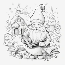 1 High Quality Coloring Book, Christmas Theme, Thick Paper, 25 Pages, Upgraded And Original Coloring Book Adult Stress Relief Filler Book, Great Gift For Holidays, Birthdays And Parties,Back To School,School Supplies