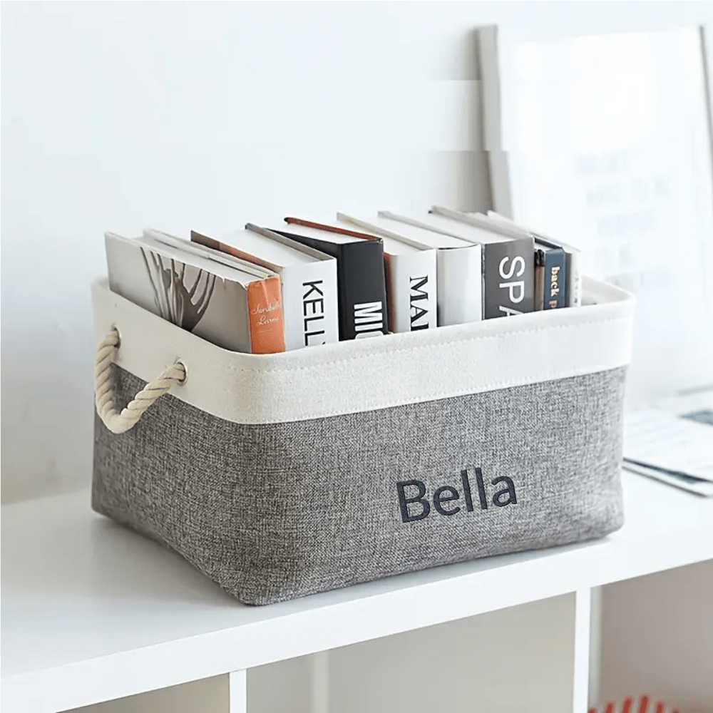 Organisateurs de tissu ménagers étiquetables personnalisables, sacs de rangement pliables de grande capacité pour armoire, boîtes de déménagement, panier de rangement en Oxford transparent pour chevet, bacs de rangement pliables polyvalents