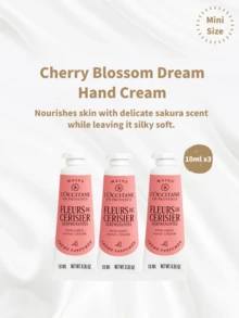 L'Occitane 欧舒丹樱花护手霜小样 10ml + 欧舒丹乳木果油护手霜小样 10ml + 欧舒丹樱花护手霜小样 - 綺夢櫻花*3 - 查看 2