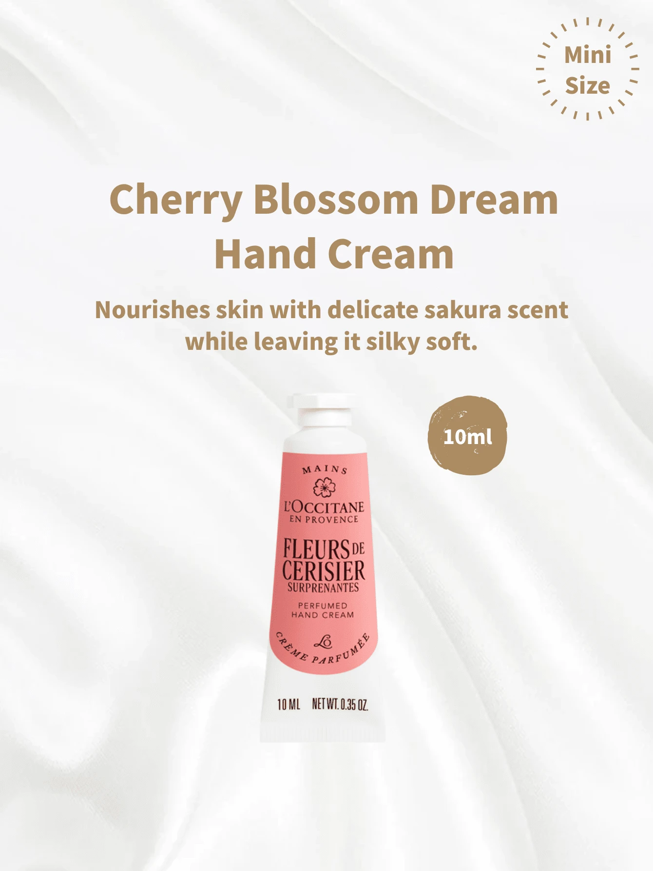 L'Occitane Occitane Cherry Blossom Hand Cream Sample 10ml + Occitane Shea Butter Hand Cream Sample 10ml + Occitane Cherry Blossom Hand Cream Sample - Dreamy Sakura*1 - View 1