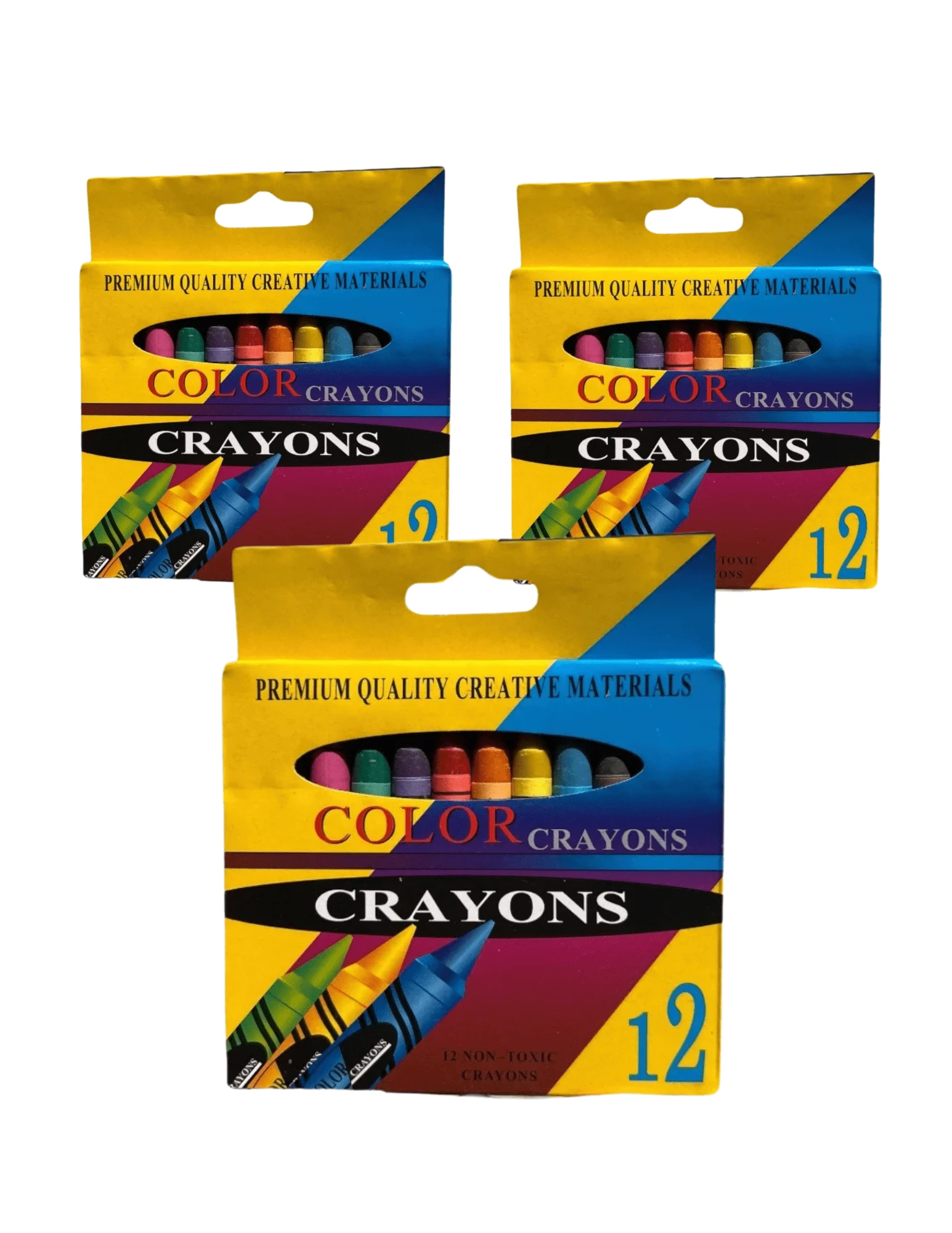 3 Paquetes c/12 Cr4yola Delgada - Multicolor - Ver 1