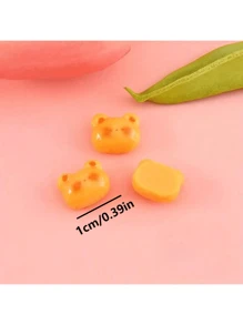 10pcs/20pcs Random Cute Simulated Rice Ball Accessories, DIY Miniature Food Decoration, Micro Landscape Decor, Multi-Function Ornament For Universal Holidays