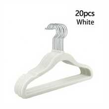 20/10 pezzi Grucce in velluto per vestiti di bambini, rastrelliera per asciugatura resistente e antiscivolo, grucce adatte per neonati, bambini piccoli e vestiti di bambini, grucce per armadi dal design sottile, adatte per la conservazione domestica