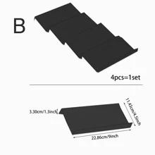 1pc Black Spice Drawer Storage Box, 4pcs Acrylic Drawer Spice Organizer Rack Tray, Suitable For Drawers/Countertops