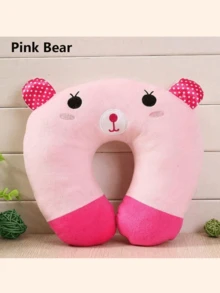 1 件 U 型枕，卡哇伊可爱卡通动物印花柔软舒适枕头，适用于家庭旅行飞机汽车，可爱动物印花枕头，颈部支撑垫，柔软舒适的旅行枕头配件，卡通可爱颈枕创意颈枕高铁旅行午睡 U 型枕，颈部支撑垫，柔软舒适的旅行枕头，家居装饰，适合男孩、女孩和女士的礼物 - 彩色 - 查看 7