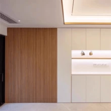 1 卷 - 3D 网格图案剥离和粘贴瓷砖/天花板/地板贴纸，防水防油 PVC 接触纸，适用于房间装饰、客厅、厨房后挡板、浴室、家居装饰墙纸墙纸墙贴墙面装饰墙纸剥离和粘贴浴室装饰 - 紅榆 - 查看 4