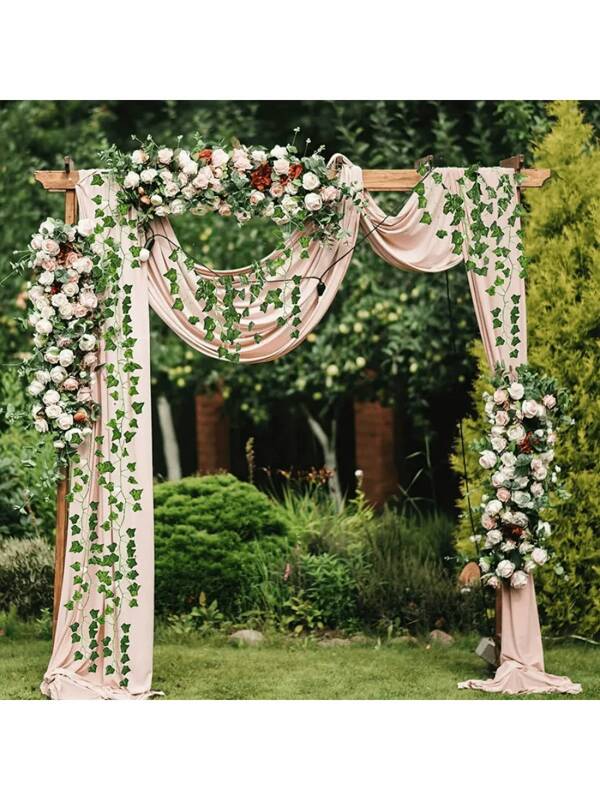 36Packs, 236 Feet Artificial Ivy Vines, 78.72 Inches Each Pack, Fake Vines For Wedding Decor, Fake Ivy Vines For Bedroom, DIY Party Decoration, Artificial Vines With Fake Leaves, Artificial Ivy Garland Hanging Vines For Wall Indoor Outdoor Decoration