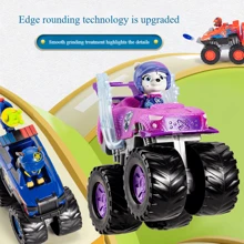 Spin Master Rescue Fleet Series - Rocky Transformable Monster Truck Green Recycling-Themed With Interchangeable Tool Attachments, Design For Creative Play (PVC Material, 3+ Years, Non-Slip Traction, Play Set)