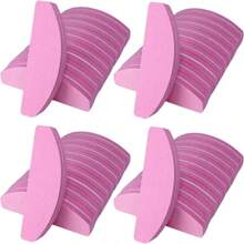 20 pezzi Lime per unghie, Lime per unghie a doppia faccia 100/180 grana, portatili e lavabili, forma arcuata (rosa), forniture per unghie, strumenti per unghie, strumenti per arte di unghie, back to school, unghie, strumenti per unghie per unghie finte