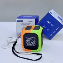 Mini Bocina Bluetooth Portátil SD7X 300mAh - Naranja - Ver 3