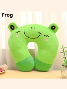 1 件 U 型枕，卡哇伊可爱卡通动物印花柔软舒适枕头，适用于家庭旅行飞机汽车，可爱动物印花枕头，颈部支撑垫，柔软舒适的旅行枕头配件，卡通可爱颈枕创意颈枕高铁旅行午睡 U 型枕，颈部支撑垫，柔软舒适的旅行枕头，家居装饰，适合男孩、女孩和女士的礼物 - 彩色 - 查看 5