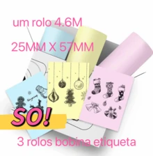 SO 3 rolos bobina etiqueta