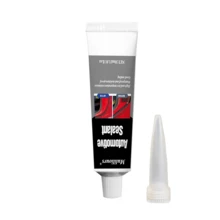 H4Cacle Automotive Rubber Weatherstripping Sealant Repair Adhesive Engine Black Silicone Sealant Universal Waterproof Oil-Resistant Adhesive Automotive Seal Strip Repair Sealant