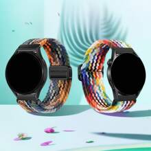 2 piezas Correa magnética universal de 18mm, 20mm, 22mm + Correa con cierre de gancho y bucle compatible con Samsung Galaxy Watch 7 6 5 4 /Garmin Venu Venu2 Venu3 Venu3S, Brazaletes de repuesto de nailon trenzado de liberación rápida compatibles con Garmin Vivoactive5 4/Vivoactive 4s/Forerunner245 645 255 265 255S 265S/Hua Wei Watch GT5 GT4 GT3 GT2 GT/Watch 4/4pro/Amazfit BIP6 BIP5 GTR4 GTR3 GTS4 GTS3/GTR Mini/Pop Pro/Xiao Mi Watch S4 S3 S2 Accesorios de reloj inteligente
