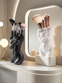 女性身体花瓶、女性曲线花瓶、独特的脱衣造型、装饰花瓶、创意花瓶、现代波西米亚家居装饰陶瓷花瓶，适合母亲节、生日、返校季、毕业季和婚礼季的优质家居装饰品 - 彩色 - 查看 2