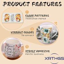 XRTHGS XRTHGS 4PCS/SET UV DTF Cup Wraps Bible Verse Style Self-Adhesive Sticker For Coffee Cups, Water Bottles, Home Decor, Laptops And Refrigerator DIY Crafts(Glass Not Included), School Supplies,Back To School