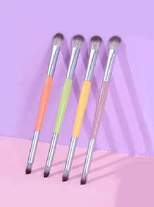 1 pièce Pinceau à ombre à double embout, pinceau doux de mélange et de surbrillance pour le maquillage