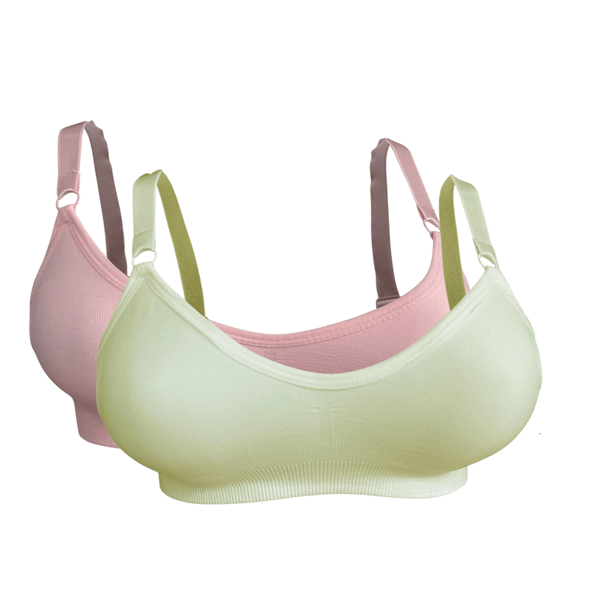 Kit 2 Teen Bra Top With Removable Pads For Girls