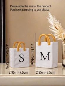 手提包式花瓶，北欧波西米亚风格，是餐厅、房间、客厅装饰的最佳选择，也是亲朋好友之间馈赠礼物的理想选择。