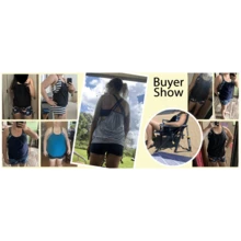 HAZARDIFYAN Tankini Swimsuits Two Piece Tummy Control Bathing Suits Blouson Swim Tank Top With Boy Shorts - Aqua Green - 查看 2