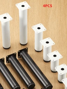 8厘米4件套橱柜腿控制台床头柜茶几沙发家具腿金属沙发脚装饰钢边凳现代奢华