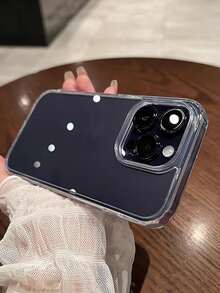 4 件/套简约透明大孔手机壳适用于 17/17Pro/17ProMax/11/12/13/14/15/16/16ProMax，舒适柔软保护套 - 無色 - 查看 6