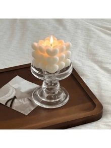 1/2pcs Handmade Cube Candle Heart-Shaped Aromatherapy Candle Gift For Him, A Romantic And Unique Father's Day Gift For His Husband, A Christmas Valentine's Day Anniversary Birthday Gift For His Husband, A Novel Scented Soy Candle Valentine Day - Multicolor - View 5