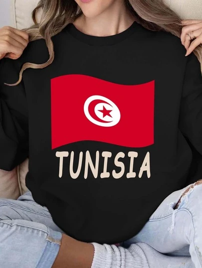 Tunisia Coded Women'S Sweatshirts