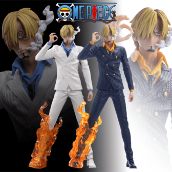 ONE PIECE 33厘米/12.99英寸 山治模型雕像动漫周边人物摆件 - 圣诞节、万圣节、感恩节礼物