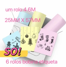 SO 6 rolos bobina etiqueta