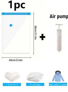 1/11 Stücke Reise-Vakuumaufbewahrungsbeutel, klare Kompressionsbeutel, PVC-Material Vakuumbeutel, Sommerbekleidung Aufbewahrungsbeutel, wasserdichte Organisationsbeutel, mottensicher, schimmelresistent, für Decken, Reisezubehör, Schuhe, Kleidung, Haushaltsnutzung, Bettwäsche, Vakuumbeutel für Kleidung, platzsparende Heimorganisation, Reiseaufbewahrungstaschen für Kleiderschrank, Schlafzimmer, Badezimmer, Sommerreise-Essentielle